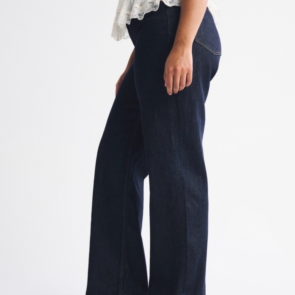 Abercrombie & Fitch high waisted curve Jeans - Dark Blue